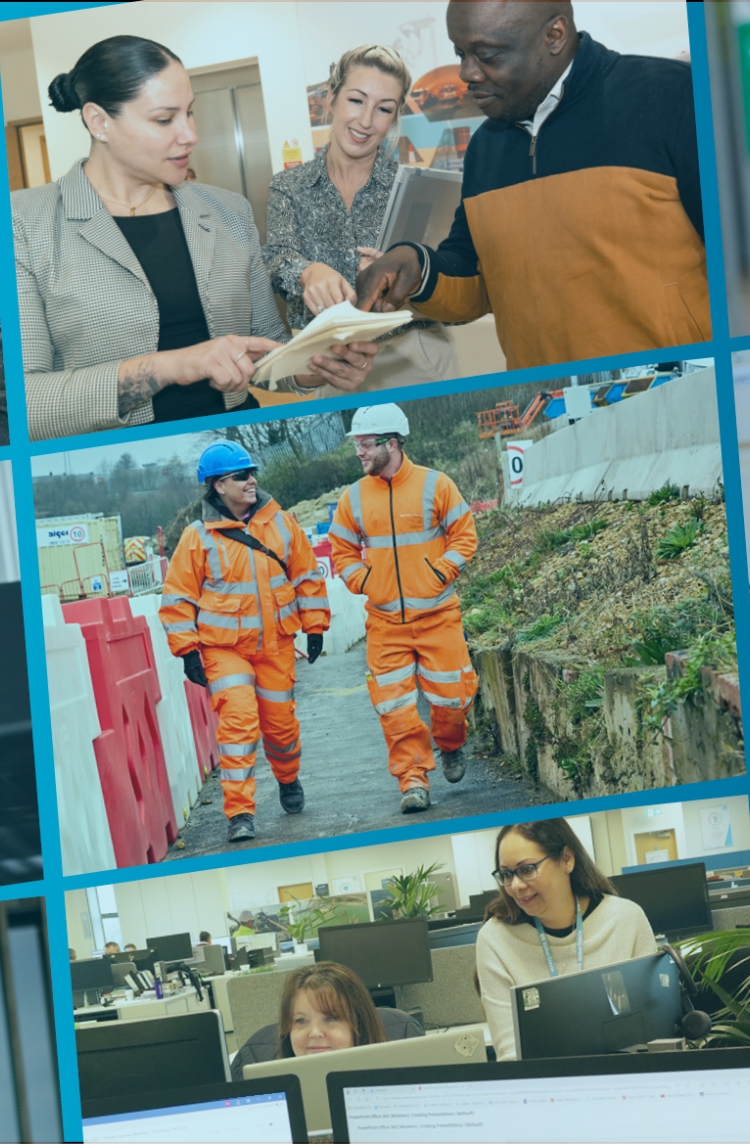 Collage of Volkerstevn employees. Our culture